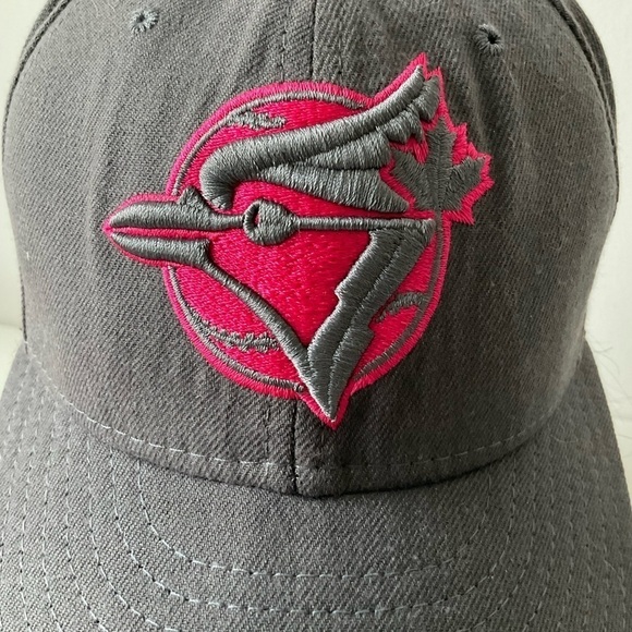 Gray and Pink Women's Cap - Picture 2 of 7